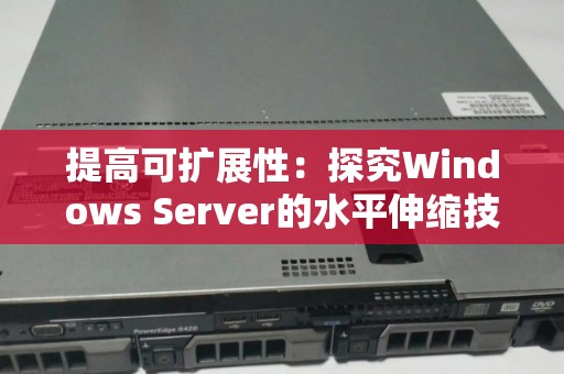 提高可扩展性：分析Windows Server的水平伸缩技术