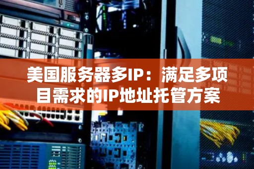 美国服务器多IP:满足多项目需求的IP地址托管方案 美国服务器多IP:满足多项目需求的IP地址托管方案