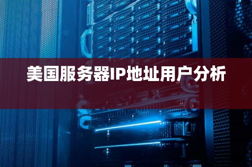 美国服务器IP地址用户分析 