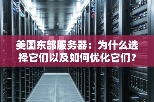 美国东部服务器:为什么选择它们以及如何优化它们? 美国东部服务器:为什么选择它们以及如何优化它们?