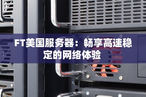 FT美国服务器：畅享高速稳定的网络体验 